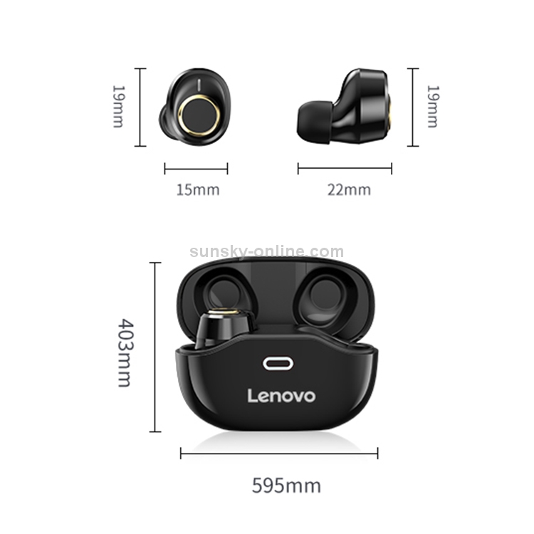 Lenovo X18 Auriculares inalámbricos - Touch Control TWS Bluetooth  Auriculares