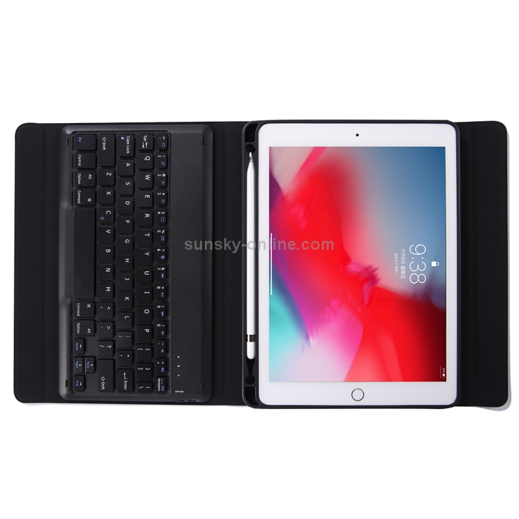 K07B Bluetooth 3.0 Ultra-thin One-piece Bluetooth Keyboard Leather Tablet Case for iPad 9.7 (2018) / 9.7 inch (2017) / Pro 9.7 inch / Air 2 / Air, with Pen Slot & Holder (Grey) K07B Bluetooth 3.0 Ultra-thin One-piece Bluetooth Keyboard Leather Tablet Case for iPad 9.7 (2018) / 9.7 inch (2017) / Pro 9.7 inch / Air 2 / Air, with Pen Slot & Holder (Grey)