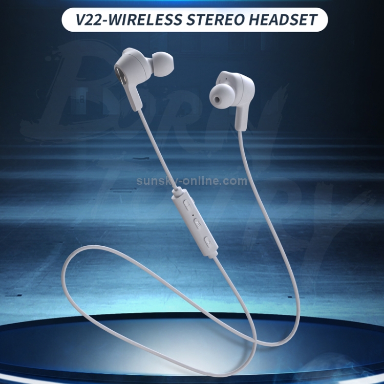 WK V22 Bluetooth 5.0 Wire-controlled Magnetic Bluetooth Earphone, Support Calls (Black) WK V22 Bluetooth 5.0 Wire-controlled Magnetic Bluetooth Earphone, Support Calls (Black)