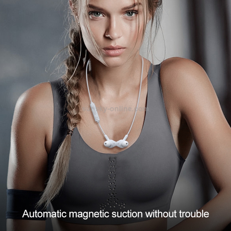 WK V22 Bluetooth 5.0 Wire-controlled Magnetic Bluetooth Earphone, Support Calls (Black) WK V22 Bluetooth 5.0 Wire-controlled Magnetic Bluetooth Earphone, Support Calls (Black)