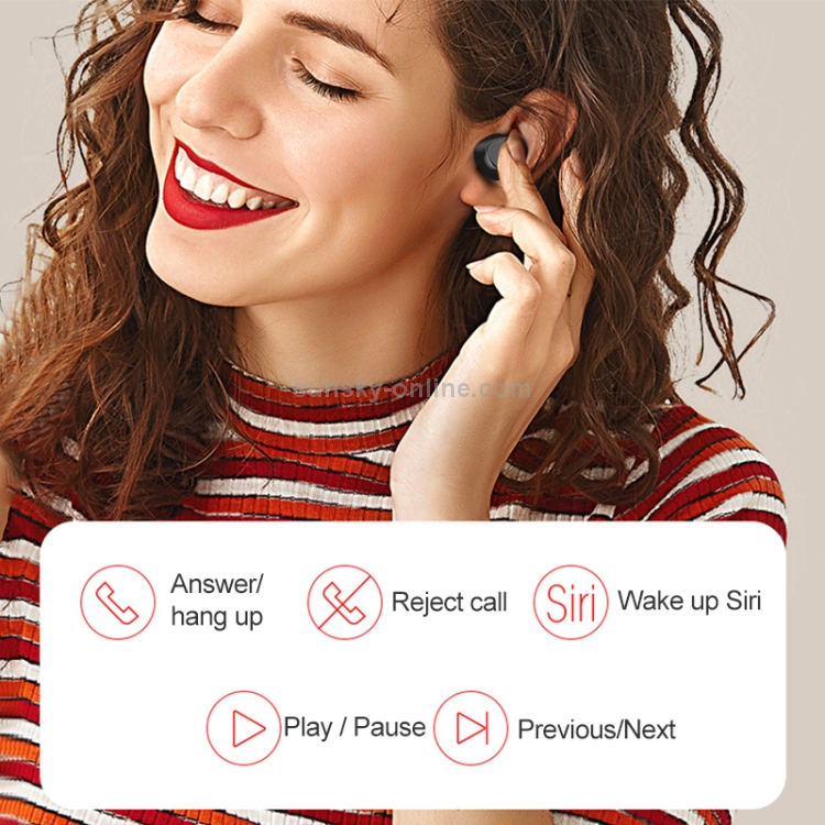 WK V25 TWS Bluetooth 5.0 Touch Wireless Bluetooth Earphone with Memory Connection & Charging Box, Support HD Calls & Siri(White) WK V25 TWS Bluetooth 5.0 Touch Wireless Bluetooth Earphone with Memory Connection & Charging Box, Support HD Calls & Siri(White)