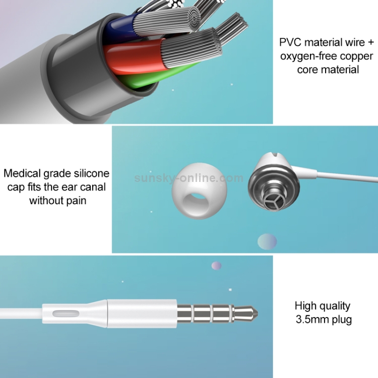 WK Y6 3.5mm Plug Wired Music Earphone, Support Wire Control & Call, Cable Length: 1.2m (Black) WK Y6 3.5mm Plug Wired Music Earphone, Support Wire Control & Call, Cable Length: 1.2m (Black)