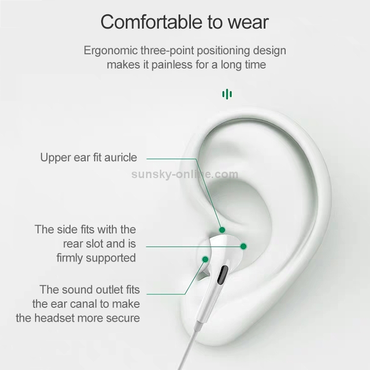 Langsdom G03 3.5mm Wire-controlled Semi-in-ear Tuning Earphone, Support Calls, Cable Length: 1.2m (White) Langsdom G03 3.5mm Wire-controlled Semi-in-ear Tuning Earphone, Support Calls, Cable Length: 1.2m (White)
