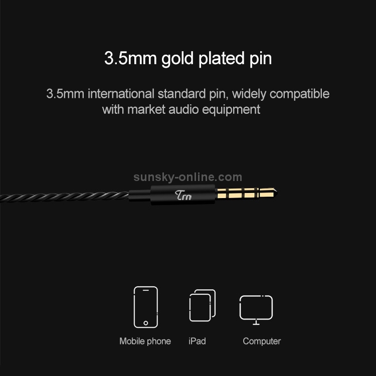 TRN H1 Single Dynamic Unit 3.5mm In Ear Earphone HIFI Running Sports Earphone Metal Stereo Bass Headset, with Mic TRN H1 Single Dynamic Unit 3.5mm In Ear Earphone HIFI Running Sports Earphone Metal Stereo Bass Headset, with Mic