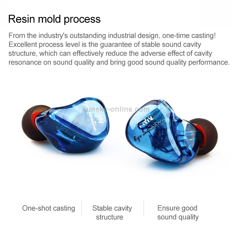 TRN IM1 Hybrid In Ear Earphone Monitor Running Sport HiFi Headset with Detachable 0.75mm 2Pin Connection, without Mic(Red) TRN IM1 Hybrid In Ear Earphone Monitor Running Sport HiFi Headset with Detachable 0.75mm 2Pin Connection, without Mic(Red)