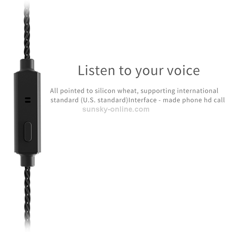 TRN V10 HiFi Monitoring Earphone 2Pin Detachable Cable Earphone, without Mic(Black) TRN V10 HiFi Monitoring Earphone 2Pin Detachable Cable Earphone, without Mic(Black)
