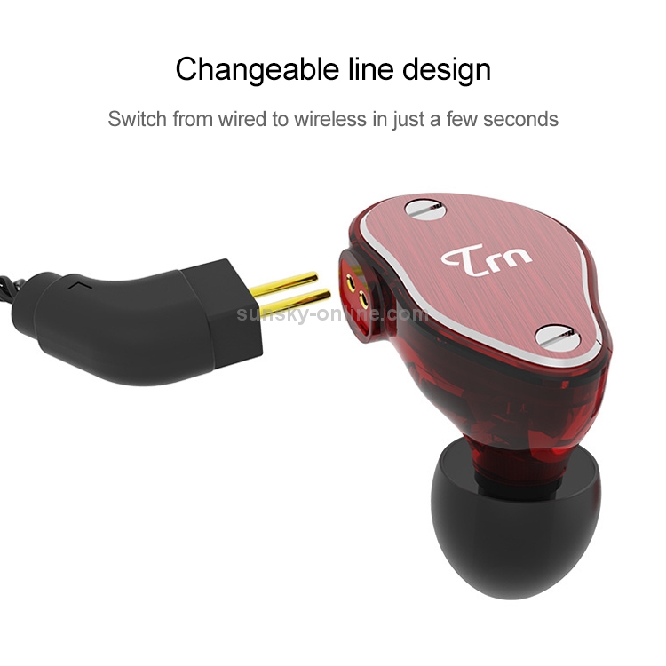 TRN V60 Hybrid In Ear Earphone Monitor Running Sport HiFi Headset with Detachable 2Pin Connection, with Mic(Blue) TRN V60 Hybrid In Ear Earphone Monitor Running Sport HiFi Headset with Detachable 2Pin Connection, with Mic(Blue)