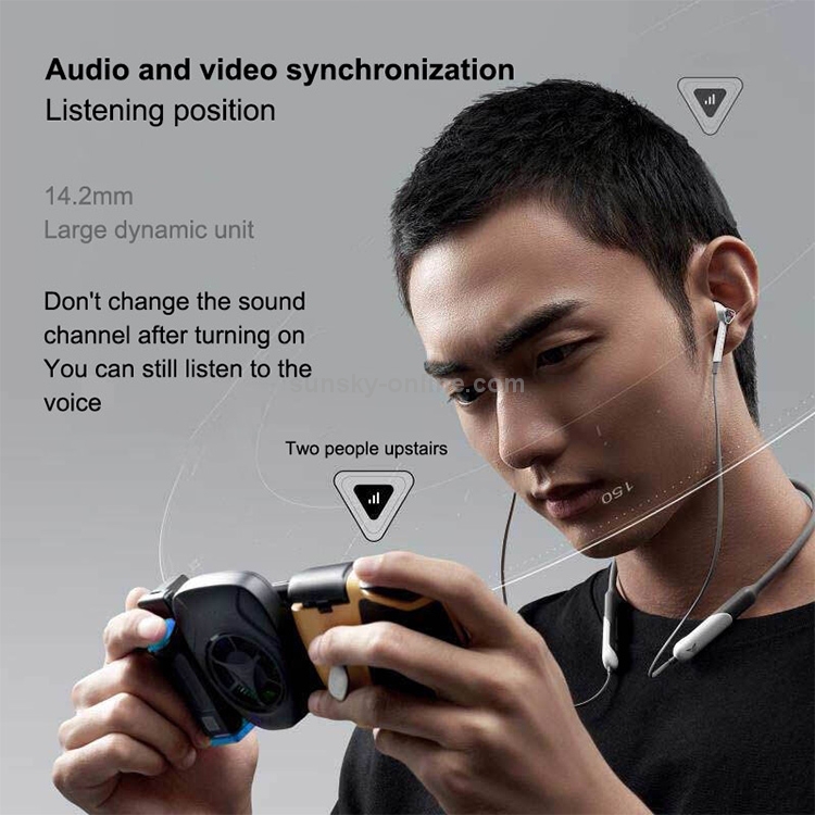 FLYDIGI H1 Bluetooth 5.0 Gaming Neck-mounted Wireless Bluetooth Earphone FLYDIGI H1 Bluetooth 5.0 Gaming Neck-mounted Wireless Bluetooth Earphone