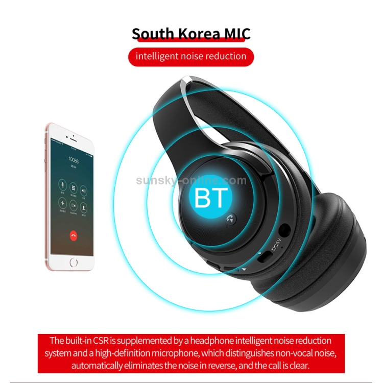 ZEALOT B36 Folding Headband Bluetooth Stereo Music Headset (Red) ZEALOT B36 Folding Headband Bluetooth Stereo Music Headset (Red)