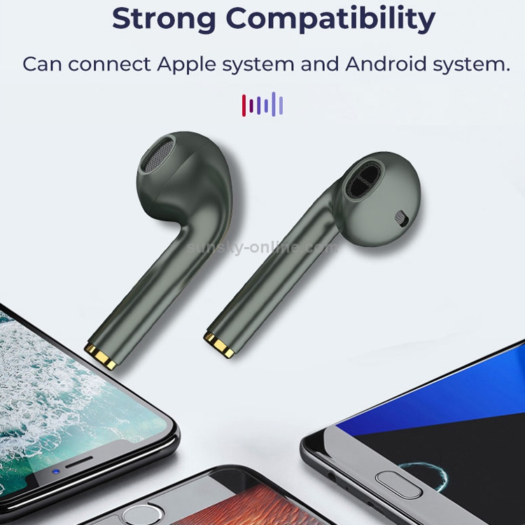 J18 Bluetooth 5.0 TWS Wireless Binaural Bluetooth Earphone with Charging Box(Black) J18 Bluetooth 5.0 TWS Wireless Binaural Bluetooth Earphone with Charging Box(Black)