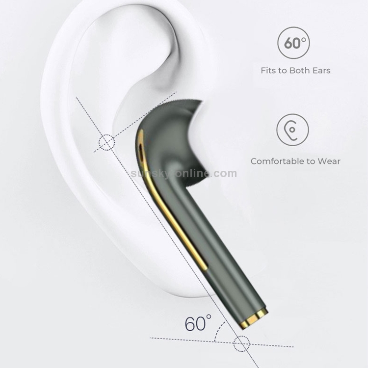 J18 Bluetooth 5.0 TWS Wireless Binaural Bluetooth Earphone with Charging Box(Black) J18 Bluetooth 5.0 TWS Wireless Binaural Bluetooth Earphone with Charging Box(Black)