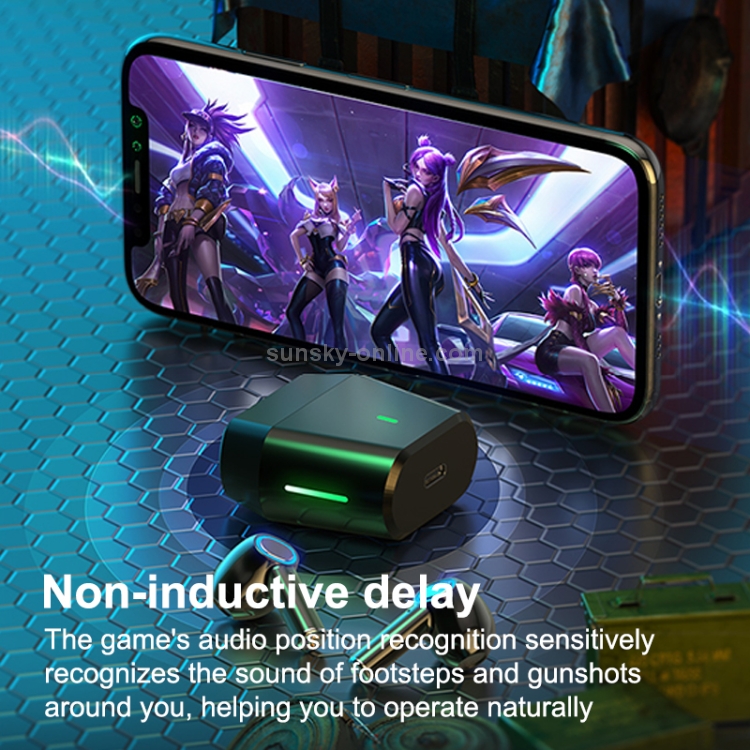 L35 TWS Smart Noise Reduction Semi-in-ear Bluetooth Gaming Earphone with Charging Case, Support Touch & HD Call L35 TWS Smart Noise Reduction Semi-in-ear Bluetooth Gaming Earphone with Charging Case, Support Touch & HD Call