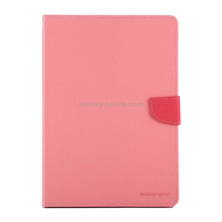 GOOSPERY FANCY DIARY for iPad Air 2 Cross Texture Leather Case with Card Slot & Holder & Wallet(Pink) GOOSPERY FANCY DIARY for iPad Air 2 Cross Texture Leather Case with Card Slot & Holder & Wallet(Pink)