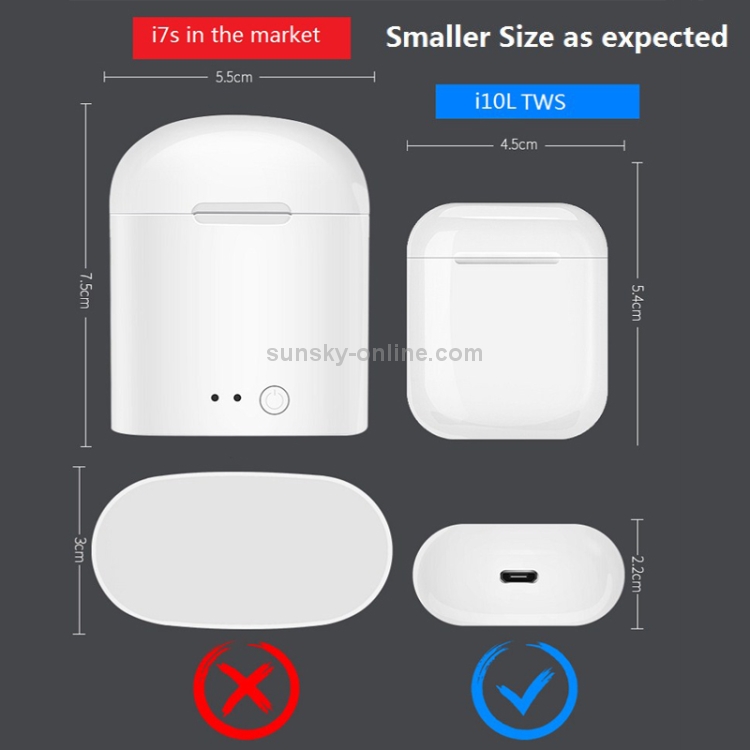 i10 max TWS Stereo Wireless Bluetooth 5.0 Earphones with Charging Case, Compatible with iOS / Android System i10 max TWS Stereo Wireless Bluetooth 5.0 Earphones with Charging Case, Compatible with iOS / Android System
