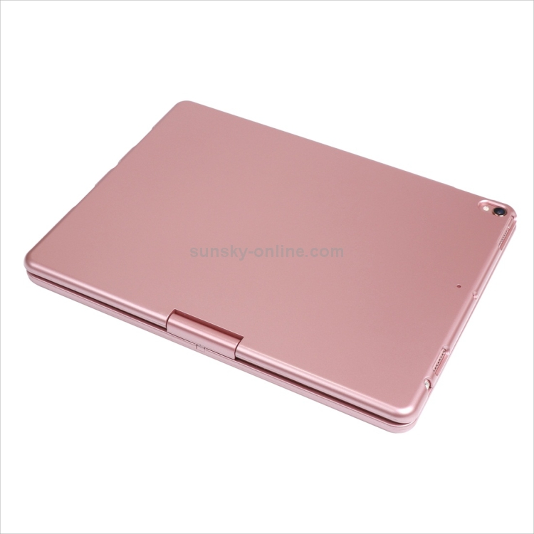 K766 For iPad 10.2/iPad Air 3 10.5/iPad Pro 10.5 360-degree Rotating Seven-color Backlit Bluetooth Keyboard Leather Tablet Case (Rose Gold) K766 For iPad 10.2/iPad Air 3 10.5/iPad Pro 10.5 360-degree Rotating Seven-color Backlit Bluetooth Keyboard Leather Tablet Case (Rose Gold)