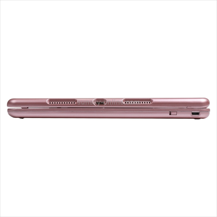 K766 For iPad 10.2/iPad Air 3 10.5/iPad Pro 10.5 360-degree Rotating Seven-color Backlit Bluetooth Keyboard Leather Tablet Case (Rose Gold) K766 For iPad 10.2/iPad Air 3 10.5/iPad Pro 10.5 360-degree Rotating Seven-color Backlit Bluetooth Keyboard Leather Tablet Case (Rose Gold)
