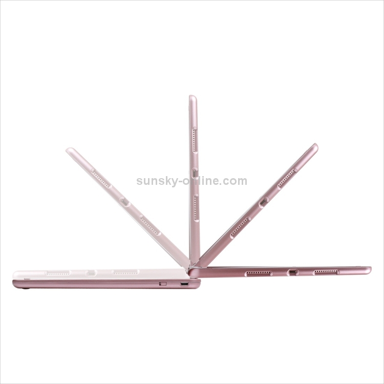 K766 For iPad 10.2/iPad Air 3 10.5/iPad Pro 10.5 360-degree Rotating Seven-color Backlit Bluetooth Keyboard Leather Tablet Case (Rose Gold) K766 For iPad 10.2/iPad Air 3 10.5/iPad Pro 10.5 360-degree Rotating Seven-color Backlit Bluetooth Keyboard Leather Tablet Case (Rose Gold)