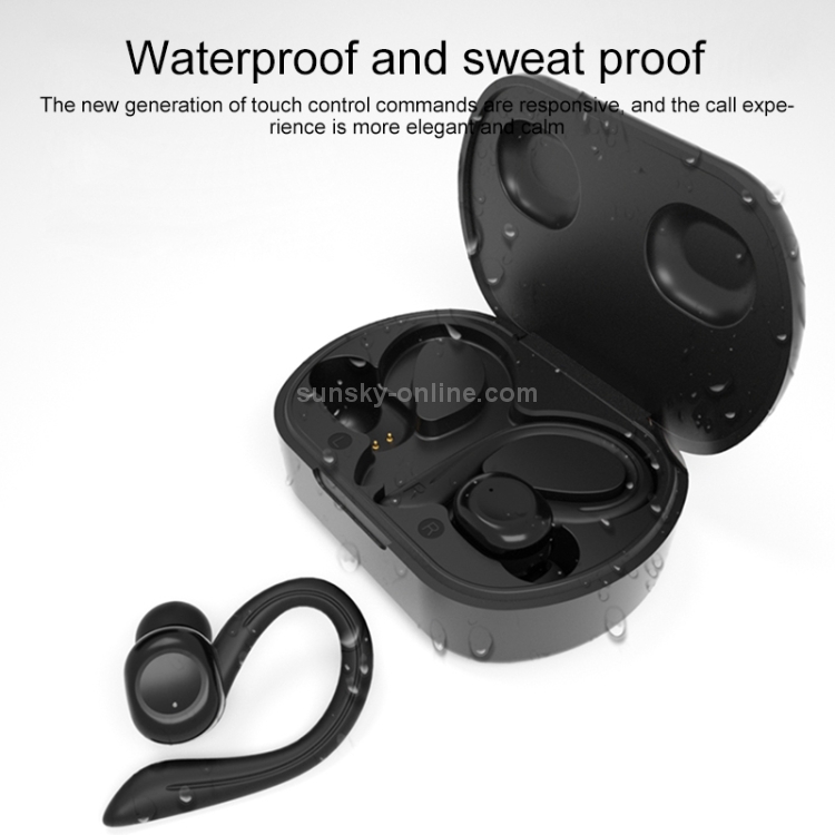 L6 TWS Smart Noise Reduction Touch Ear-mounted Sports Bluetooth Earphone with Charging Box, Support HD Calls (Black) L6 TWS Smart Noise Reduction Touch Ear-mounted Sports Bluetooth Earphone with Charging Box, Support HD Calls (Black)