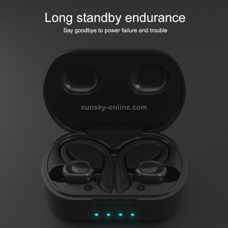 L6 TWS Smart Noise Reduction Touch Ear-mounted Sports Bluetooth Earphone with Charging Box, Support HD Calls (Black) L6 TWS Smart Noise Reduction Touch Ear-mounted Sports Bluetooth Earphone with Charging Box, Support HD Calls (Black)