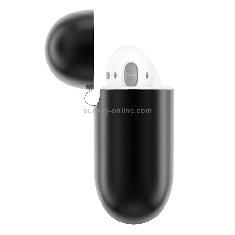 Electroplated TPU Earphones Shockproof Protective Case for Apple AirPods 1 / 2(Black) Electroplated TPU Earphones Shockproof Protective Case for Apple AirPods 1 / 2(Black)