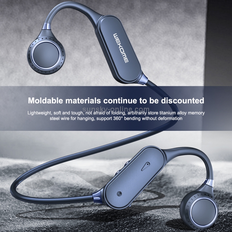 WK V32 Bone Conduction Bluetooth 5.0 Earphone No In-ear Sports Waterproof Earphone(Blue) WK V32 Bone Conduction Bluetooth 5.0 Earphone No In-ear Sports Waterproof Earphone(Blue)