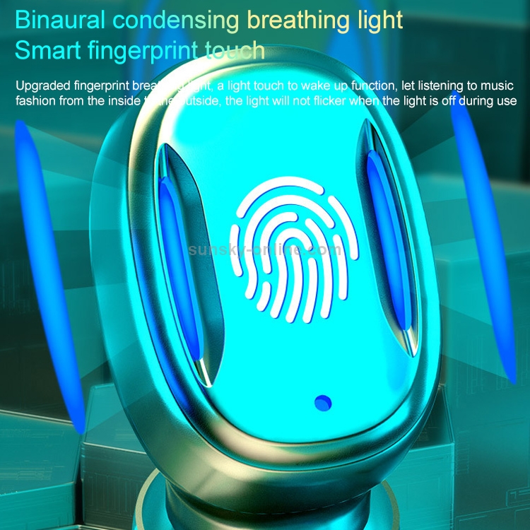 A22 English Version Pull-out Digital Display Bluetooth Earphone with Magnetic Charging Box, Support Touch Light & Power Bank (Blue) A22 English Version Pull-out Digital Display Bluetooth Earphone with Magnetic Charging Box, Support Touch Light & Power Bank (Blue)