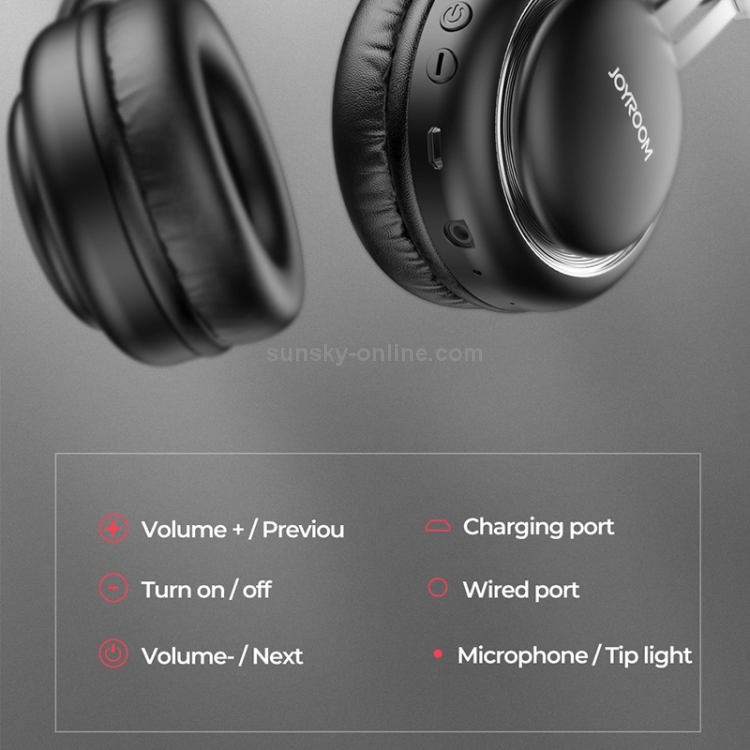 JOYROOM JR-HL1 Bluetooth 5.0 Fashion Design Bluetooth Headphone (Black) JOYROOM JR-HL1 Bluetooth 5.0 Fashion Design Bluetooth Headphone (Black)