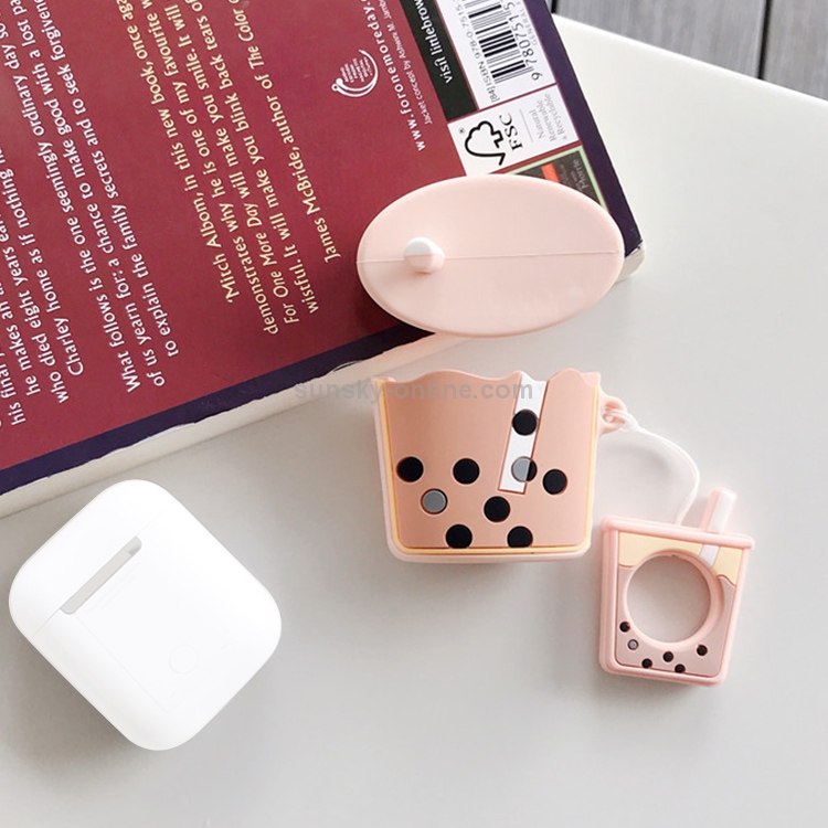 Wireless Earphones Shockproof Pearl Milk Tea Silicone Protective Case for Apple AirPods 1 / 2(Green) Wireless Earphones Shockproof Pearl Milk Tea Silicone Protective Case for Apple AirPods 1 / 2(Green)