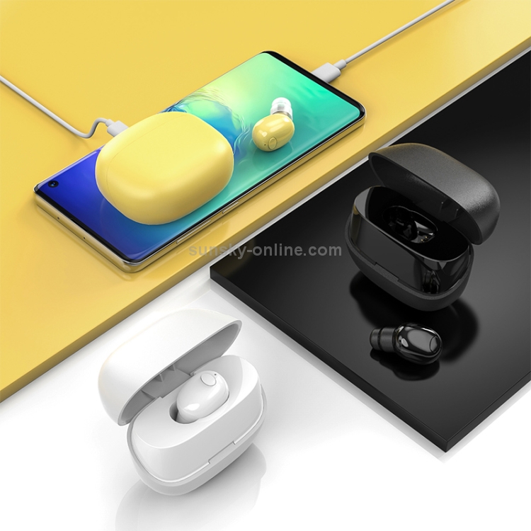 BTH-IP8 Mini Single In-Ear Wireless Bluetooth Headset V5.0 with Charging Case(White) BTH-IP8 Mini Single In-Ear Wireless Bluetooth Headset V5.0 with Charging Case(White)
