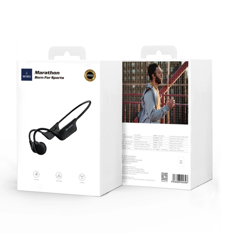 WIWU Ma 1 Marathon Sport Wireless Neck Hanging Earphone (Black) WIWU Ma 1 Marathon Sport Wireless Neck Hanging Earphone (Black)