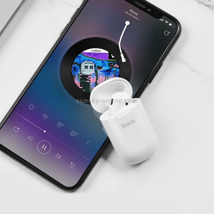 HOCO E43 Plus TWS White Single Right Ear Bluetooth 5.0 Headset with Wireless Charging Box HOCO E43 Plus TWS White Single Right Ear Bluetooth 5.0 Headset with Wireless Charging Box