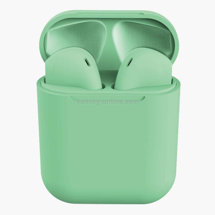Auriculares InPods 12 TWS HiFi inalámbricos Bluetooth 5.0 con estuche de  carga, soporte táctil y función de voz (verde)