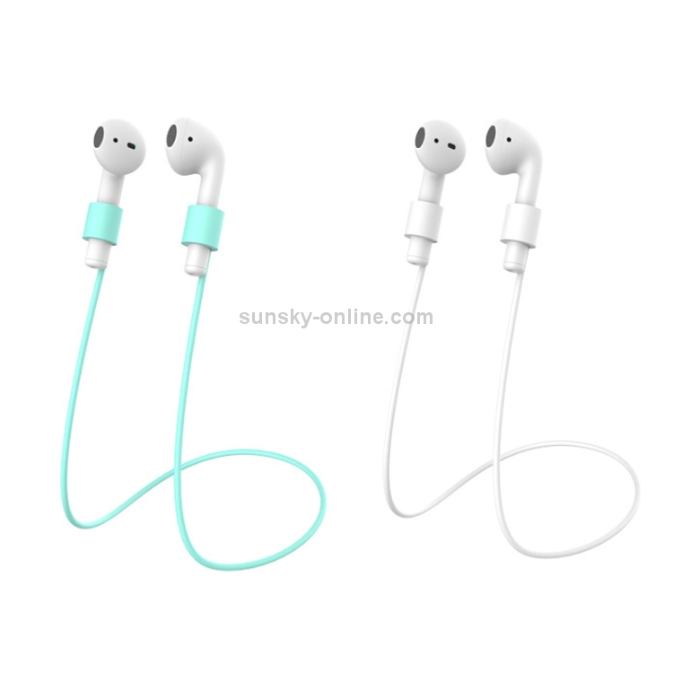 7 PCS Wireless Earphones Shockproof Silicone Protective Case for Apple AirPods 1 / 2(White + Green) 7 PCS Wireless Earphones Shockproof Silicone Protective Case for Apple AirPods 1 / 2(White + Green)