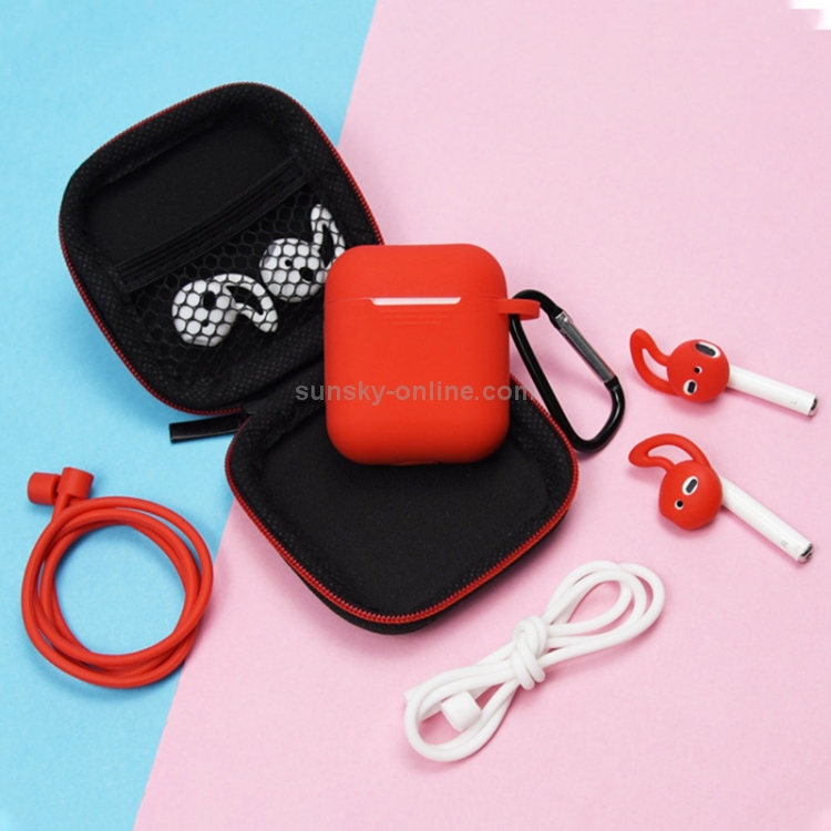 7 PCS Wireless Earphones Shockproof Silicone Protective Case for Apple AirPods 1 / 2(White + Green) 7 PCS Wireless Earphones Shockproof Silicone Protective Case for Apple AirPods 1 / 2(White + Green)