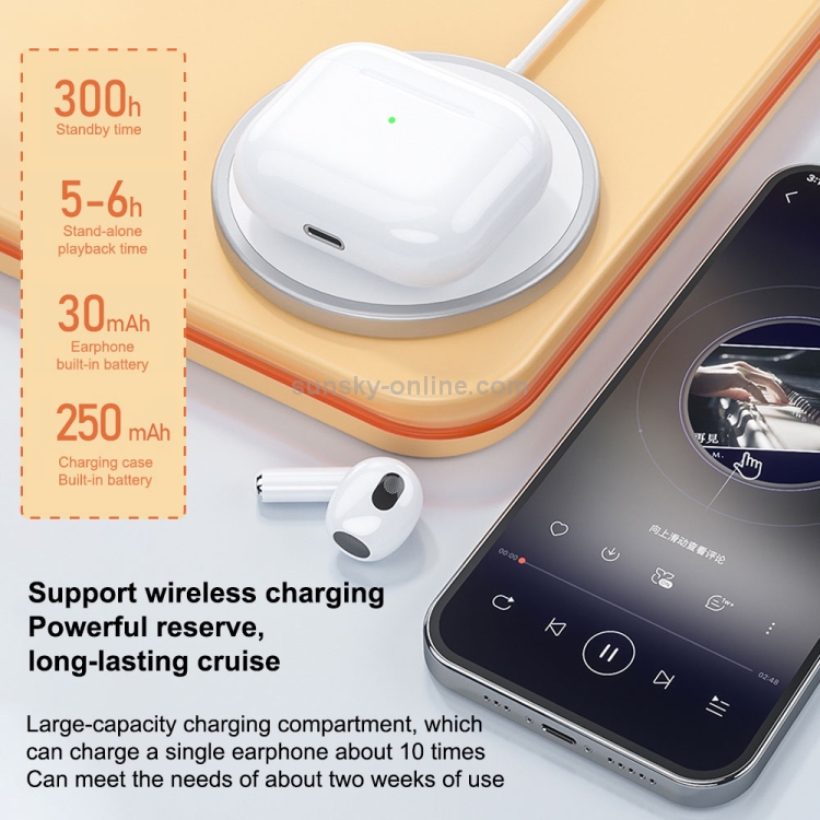 WK TWS A8 Hi-resolution Stereo Headphones Wireless Bluetooth 5.0 Earphones WK TWS A8 Hi-resolution Stereo Headphones Wireless Bluetooth 5.0 Earphones