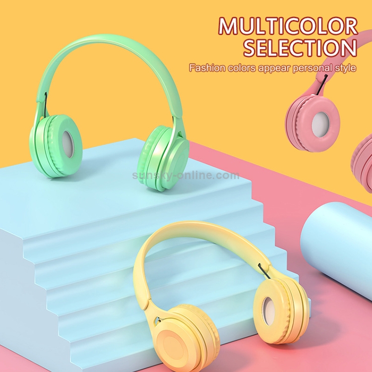 Promo Headset Bluetooth Bando Macaron Y08 Headphone Bass Stereo