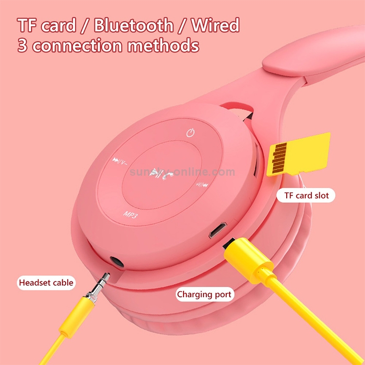 Promo Headset Bluetooth Bando Macaron Y08 Headphone Bass Stereo