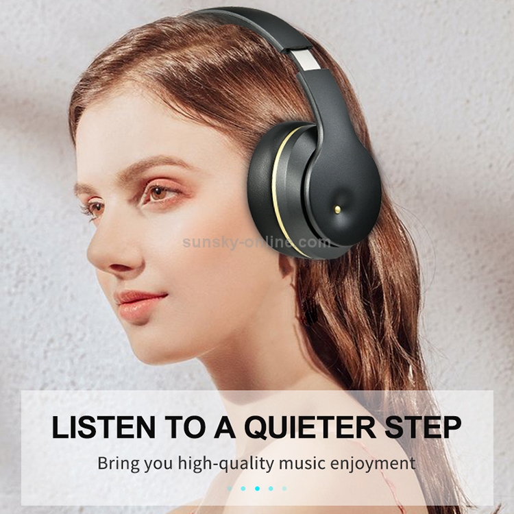 Noise Cancelling EL528 Foldable ANC Active Noise Cancelling Touch Bluetooth  Headset, Supports Calling(Blue)