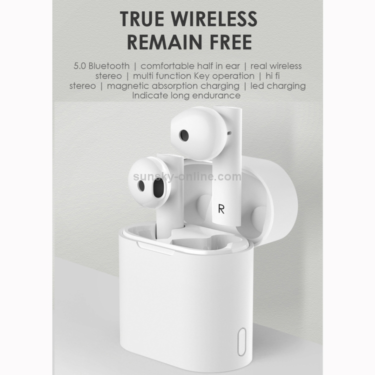 M6 Bluetooth 5.0 TWS Business Style Binaural Wireless Bluetooth Earphone with Charging Case(White) M6 Bluetooth 5.0 TWS Business Style Binaural Wireless Bluetooth Earphone with Charging Case(White)