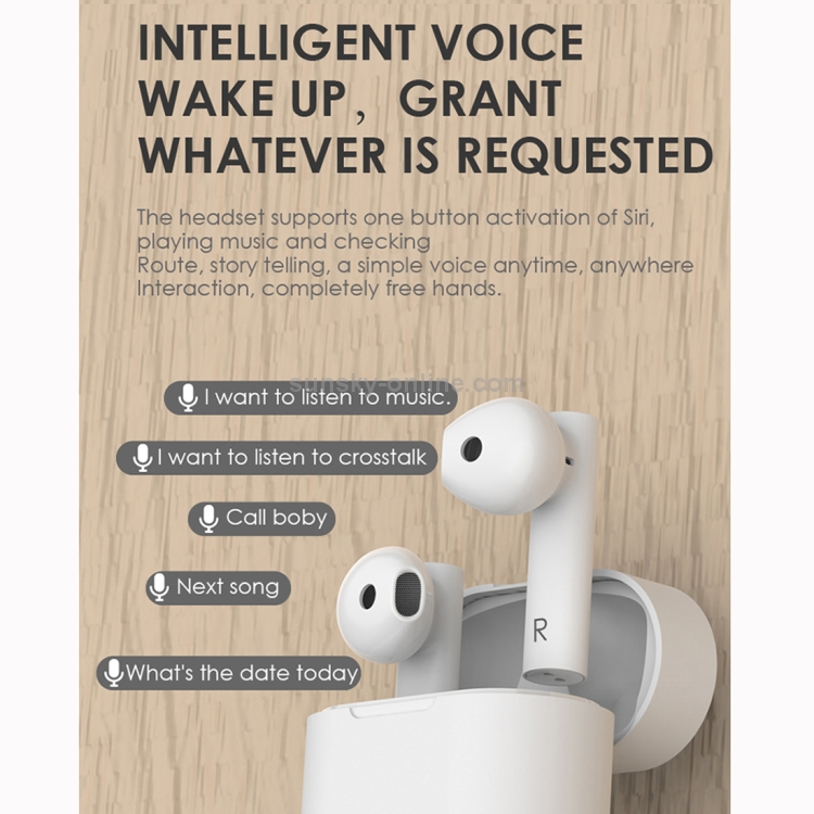 M6 Bluetooth 5.0 TWS Business Style Binaural Wireless Bluetooth Earphone with Charging Case(White) M6 Bluetooth 5.0 TWS Business Style Binaural Wireless Bluetooth Earphone with Charging Case(White)