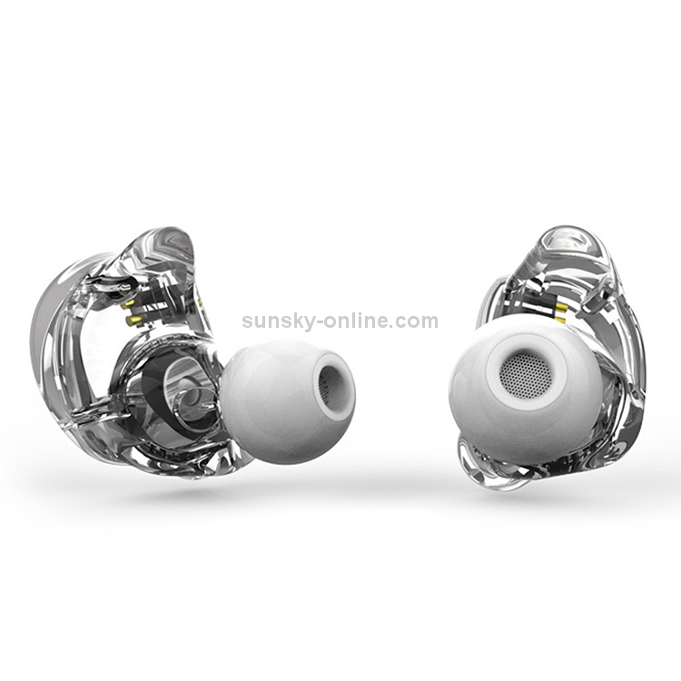 TRN V10 HiFi Monitoring Earphone 2Pin Detachable Cable Earphone, without Mic(White) TRN V10 HiFi Monitoring Earphone 2Pin Detachable Cable Earphone, without Mic(White)