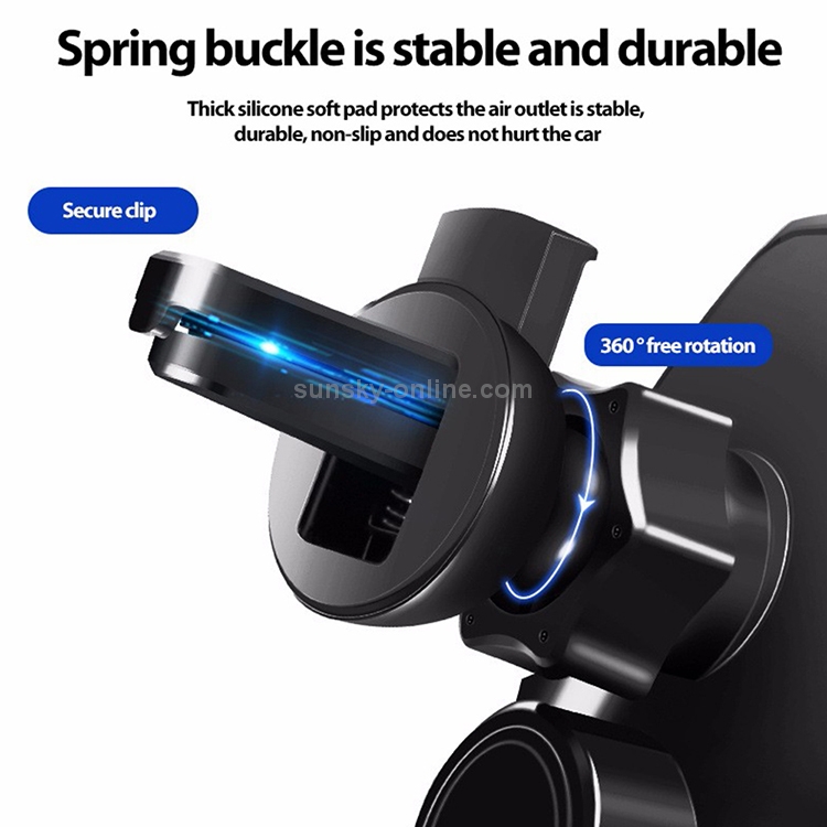 A5 10W Car Infrared Wireless Mobile Auto-sensing Phone Charger Holder, Interface:USB-C / Type-C(Tarnish) A5 10W Car Infrared Wireless Mobile Auto-sensing Phone Charger Holder, Interface:USB-C / Type-C(Tarnish)