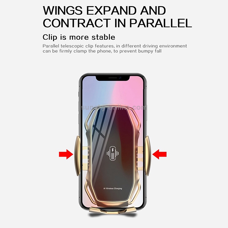 A5 10W Car Infrared Wireless Mobile Auto-sensing Phone Charger Holder, Interface:USB-C / Type-C(Tarnish) A5 10W Car Infrared Wireless Mobile Auto-sensing Phone Charger Holder, Interface:USB-C / Type-C(Tarnish)