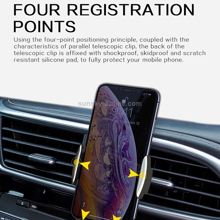 A5 10W Car Infrared Wireless Mobile Auto-sensing Phone Charger Holder, Interface:USB-C / Type-C(Tarnish) A5 10W Car Infrared Wireless Mobile Auto-sensing Phone Charger Holder, Interface:USB-C / Type-C(Tarnish)