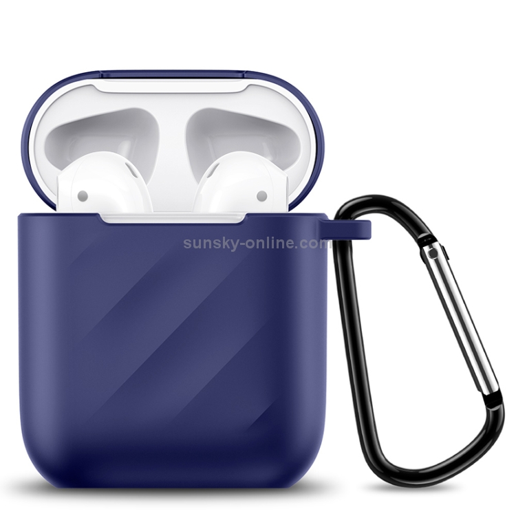 ESR Ripple Series Shockproof TPU Carrying Protective Case for Apple AirPods 1 / 2(Blue) ESR Ripple Series Shockproof TPU Carrying Protective Case for Apple AirPods 1 / 2(Blue)