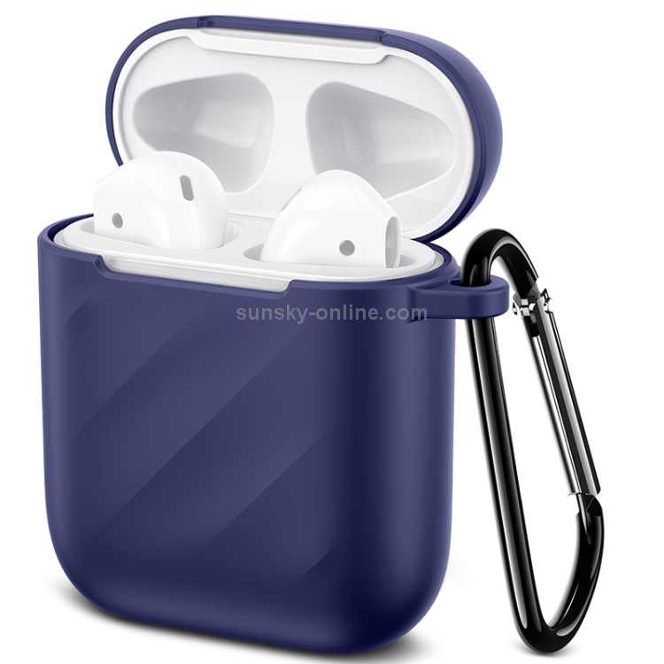ESR Ripple Series Shockproof TPU Carrying Protective Case for Apple AirPods 1 / 2(Blue) ESR Ripple Series Shockproof TPU Carrying Protective Case for Apple AirPods 1 / 2(Blue)