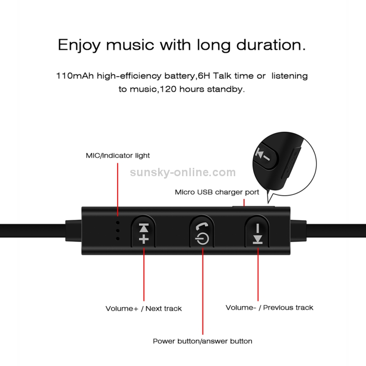 Cagabi SE100 Sports Waterproof Magnetic Earbuds Wireless Bluetooth V4.2 Stereo Headset with Mic(Silver) Cagabi SE100 Sports Waterproof Magnetic Earbuds Wireless Bluetooth V4.2 Stereo Headset with Mic(Silver)