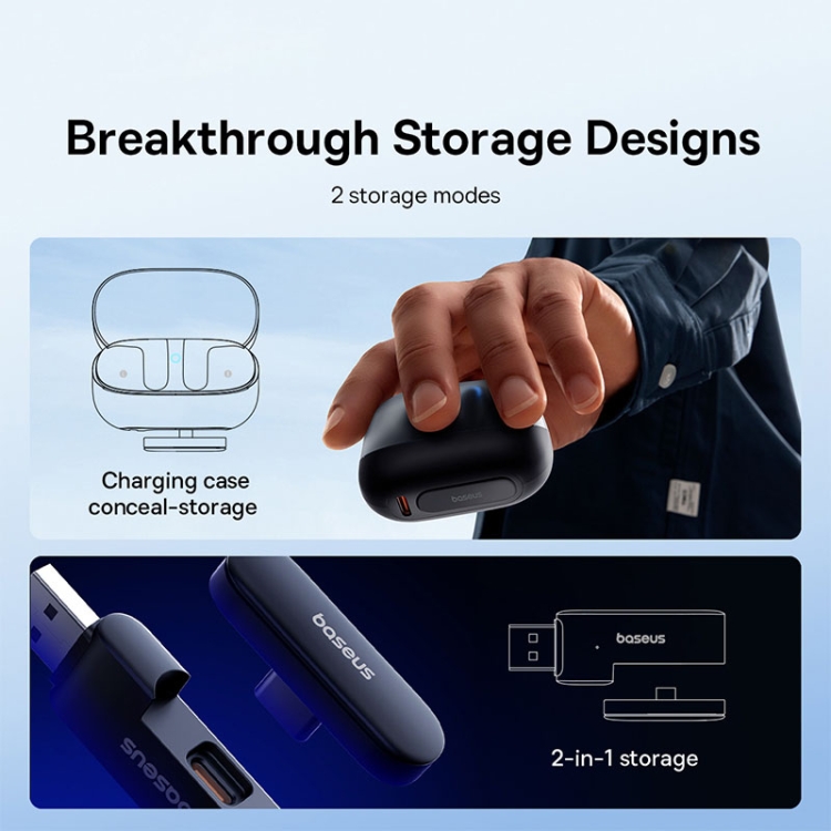 Baseus AeQur Series G10 TWS True Wireless Bluetooth Earphone (Black) Baseus AeQur Series G10 TWS True Wireless Bluetooth Earphone (Black)