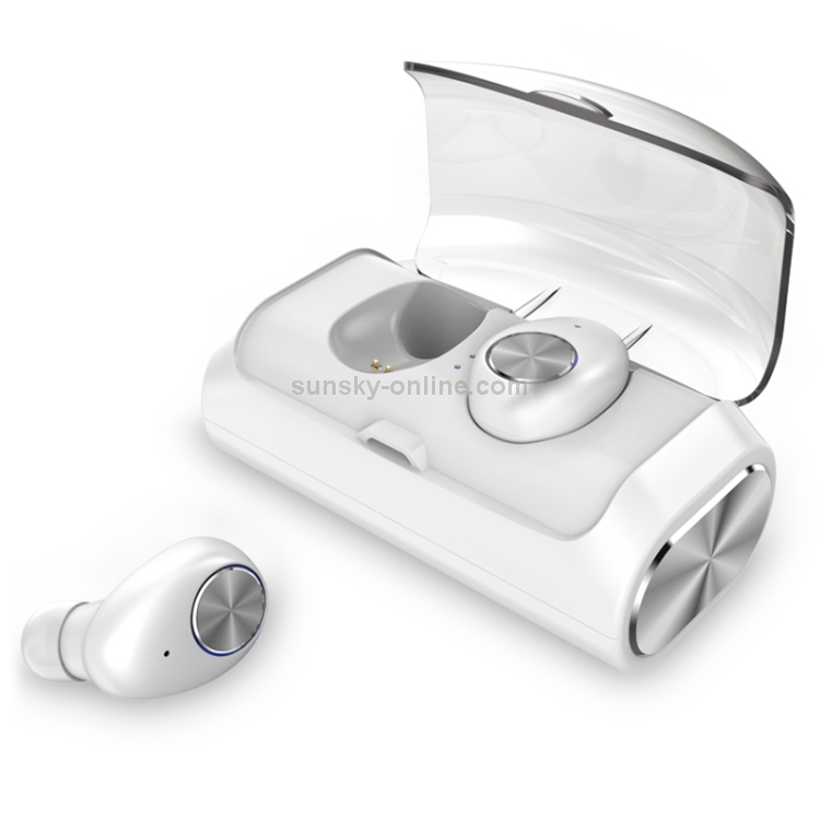 KIVEE KV-TW03 TWS V5.0 Wireless Stereo Bluetooth Headset with 2600mAh Charging Case(White) KIVEE KV-TW03 TWS V5.0 Wireless Stereo Bluetooth Headset with 2600mAh Charging Case(White)