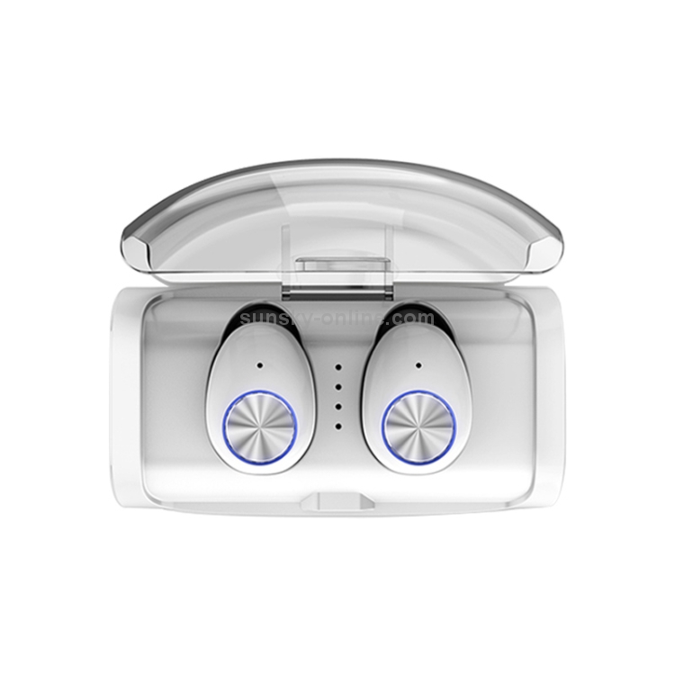 KIVEE KV-TW03 TWS V5.0 Wireless Stereo Bluetooth Headset with 2600mAh Charging Case(White) KIVEE KV-TW03 TWS V5.0 Wireless Stereo Bluetooth Headset with 2600mAh Charging Case(White)